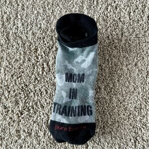 Pure Barre Women Mom in Training Sticky Socks Size S